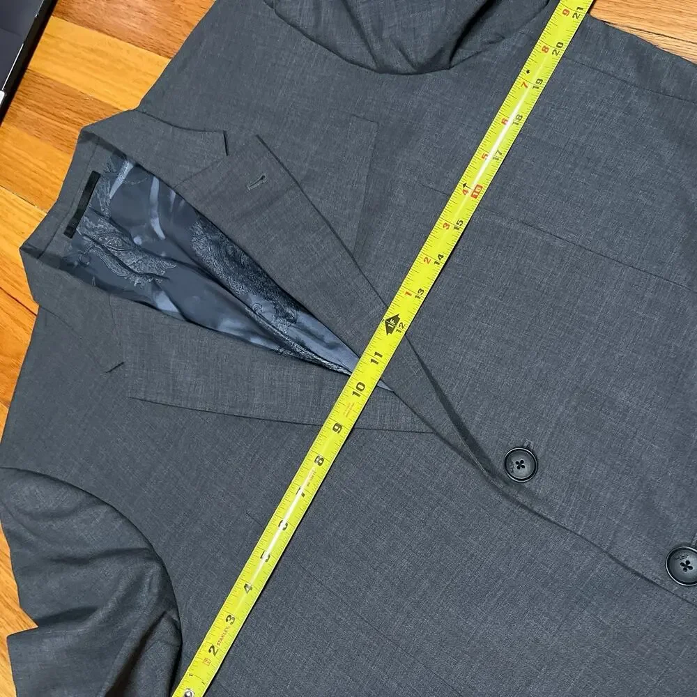 Paul Smith Byard Wool Lycra 42 Italy Blazer Sport Coat Paisley Jacquard Lining